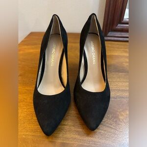 Black suede 2 inch Arturo Chiang pumps